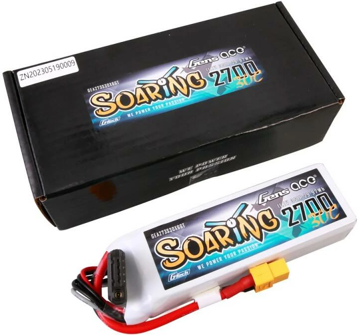 LiPo baterija G-Tech Soaring 2700mAh 11,1V 30C, Gens ace, XT60