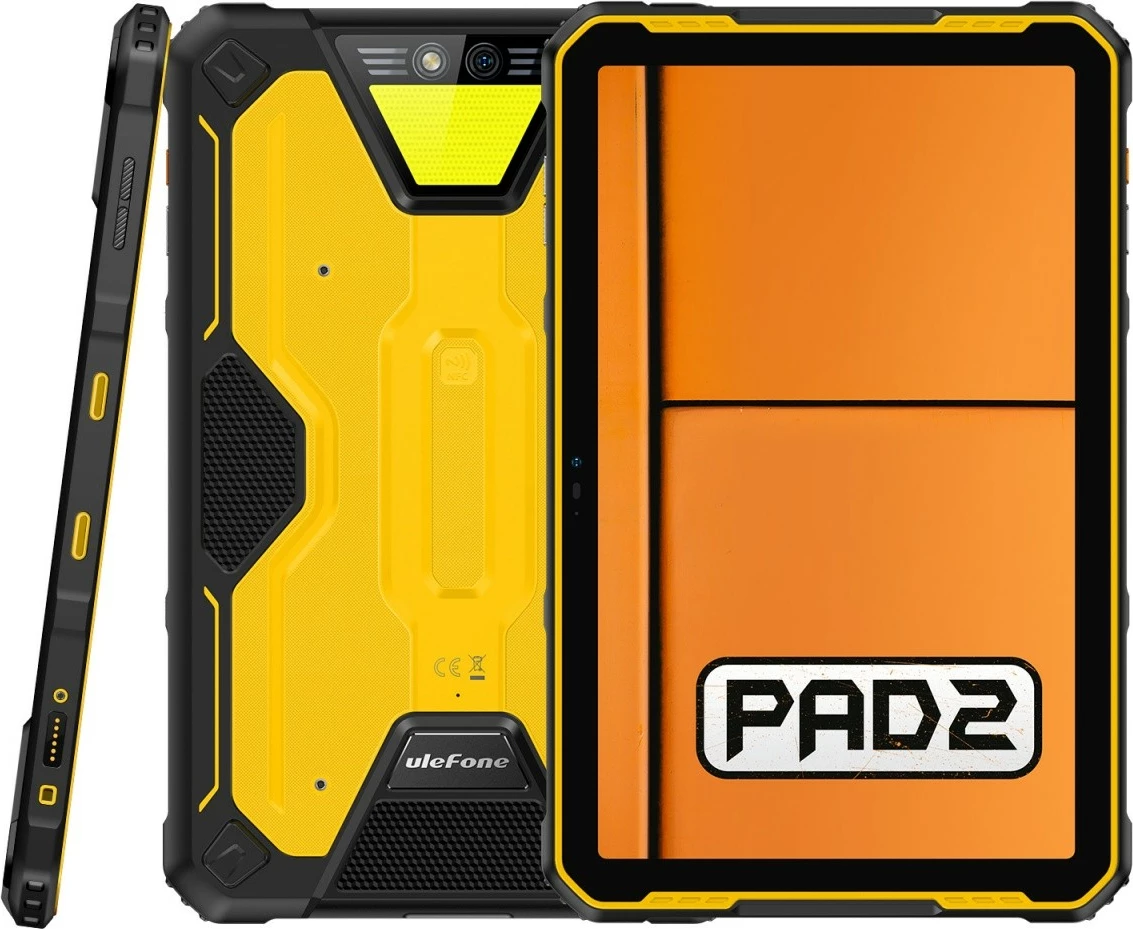 Tablični računalnik Ulefone Armor Pad 2, 11", 8/256 GB, 4G, črn/rumen