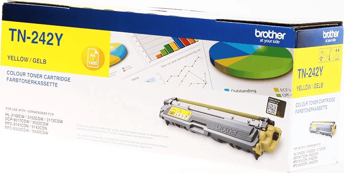 Toner kartuša, do približno 1400 strani (standard), rumena - Brother TN-242Y