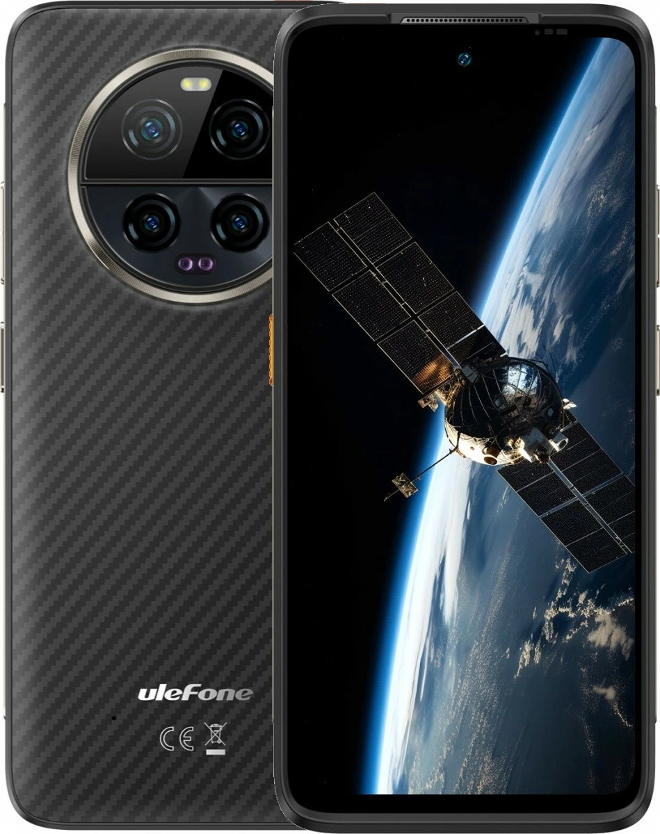 Ultra odporen pametni telefon Ulefone Armor 23 Ultra 5G, 12/512GB, črn