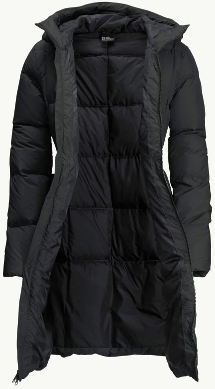 Topla ženska jakna Jack Wolfskin, črna