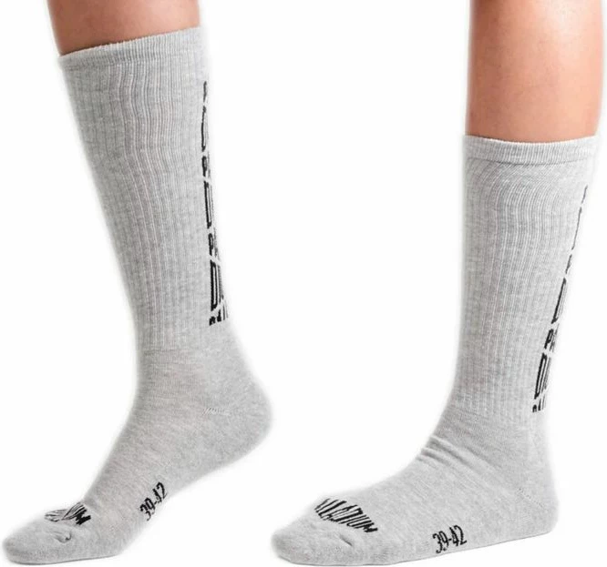 Dolge nogavice, Palladium JACQUARD MID SOCKS 2 SX7385-034, sive — za moške in ženske