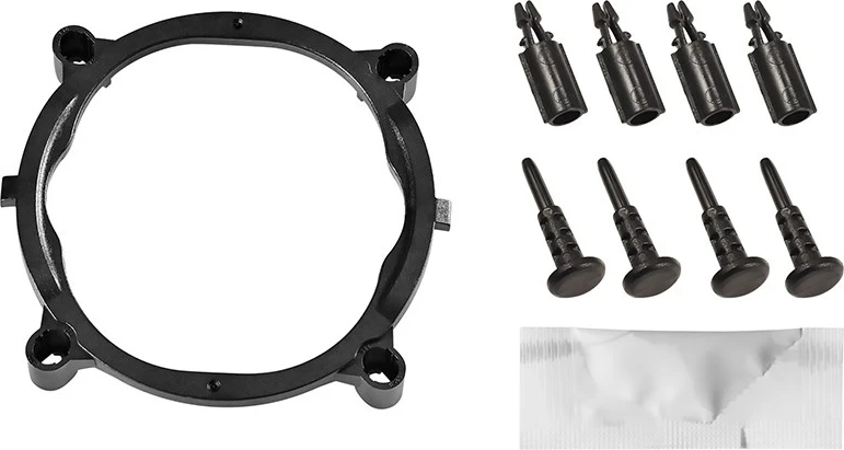 Procesorski hladilnik DeepCool Gamma Archer, 12 cm, aluminij, črn in moder