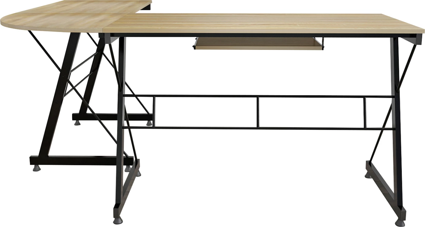 Pisarniški kotni komplet Sonama s kovinskim okvirjem FH2127.01 158Χ120Χ74cm