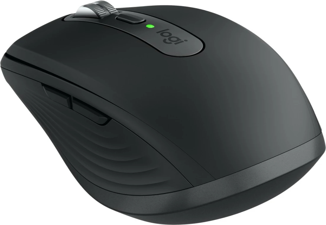 Kompakten laserski miš za desničarje Logitech MX Anywhere 3S za poslovno rabo, 8000 DPI, grafit