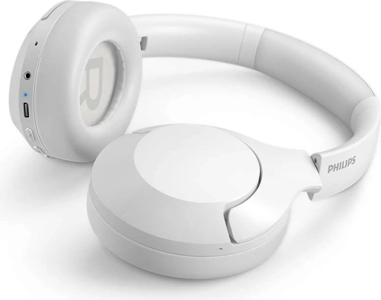 Brezžične slušalke z odpravljanjem hrupa, 60 ur, bele Philips TAH8506WT/00
