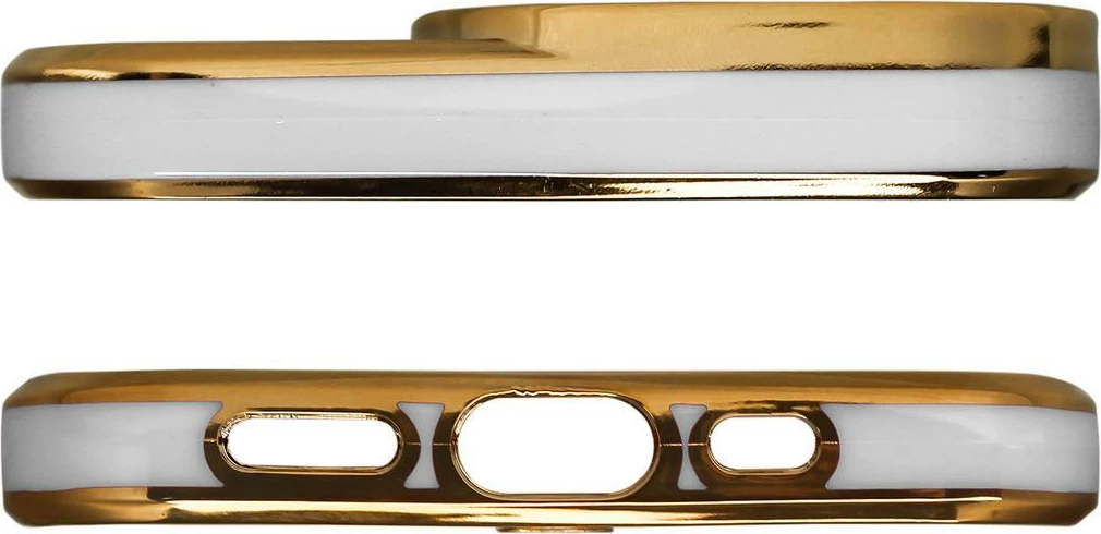 Prozoren ovitek z zlatim okvirjem za Samsung Galaxy A12 5G, Hurtel