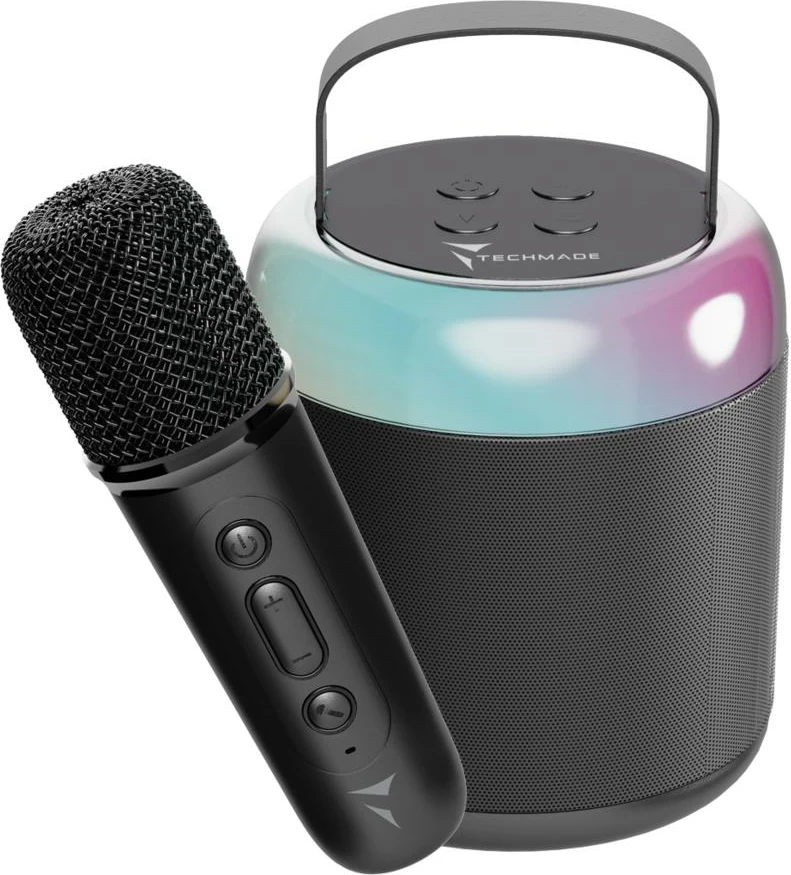 Prenosen karaok sistem Techmade, črn