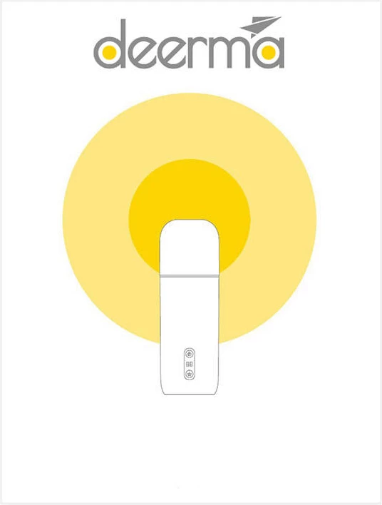 Električni termos Deerma DR035S, 350 ml, bel