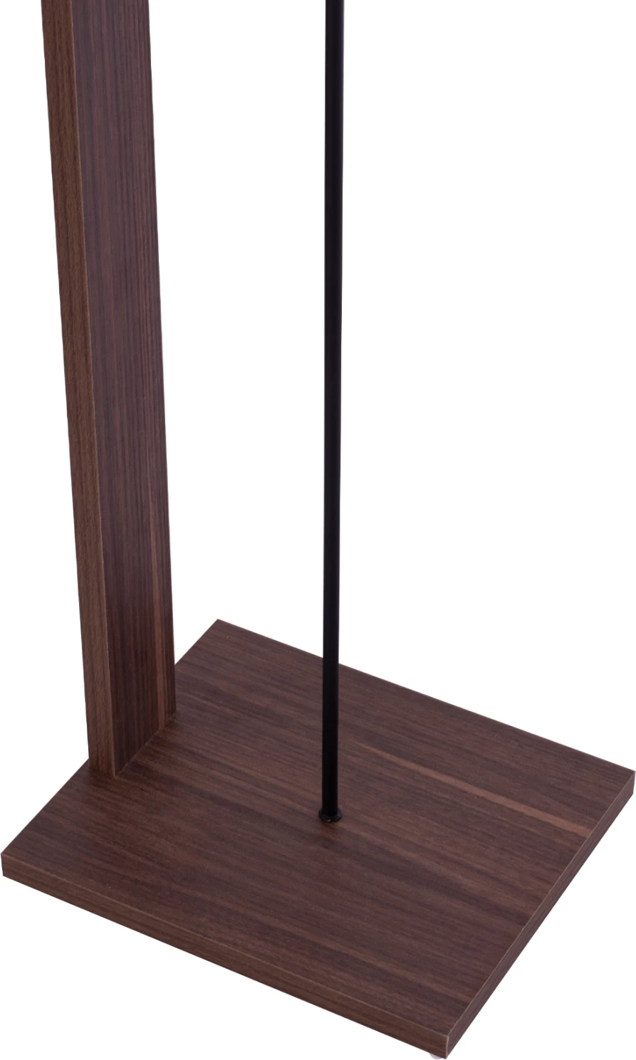 Stoječa svetilka FH7609.02 150CM v barvi oreha MDF, črna kapa