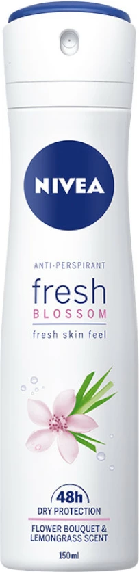 Antiperspirant v spreju Fresh Blossom za ženske, NIVEA, 150 ml