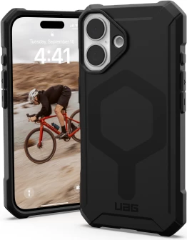 Zaščitni ovitek UAG Essential Armor MagSafe za iPhone 16, črn