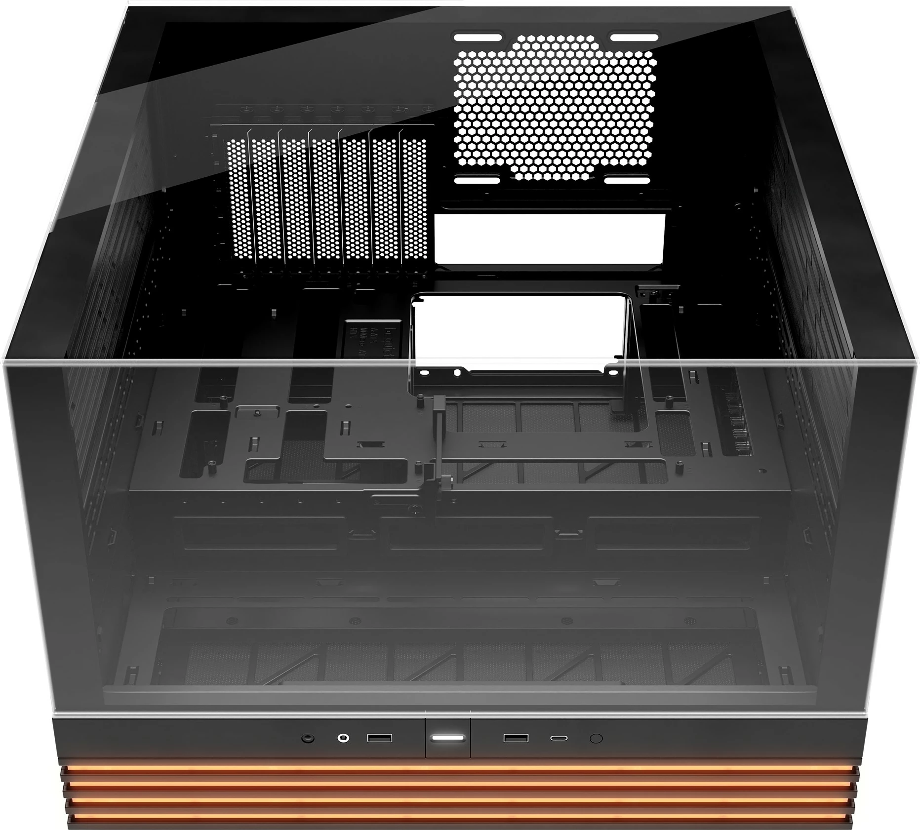 Miditower ohišje z RGB osvetlitvijo Be Quiet! Light Base 600 DX, črn