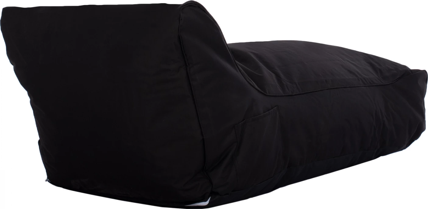 Pouf Alok črno z UV zaščito 140x70x60 cm