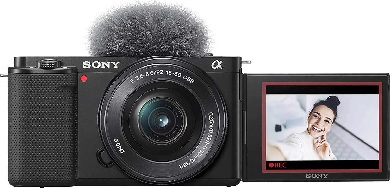 Kamera za videobloganje Sony ZV-E10 s objektivom 16-50 mm f/3.5-5.6 OSS