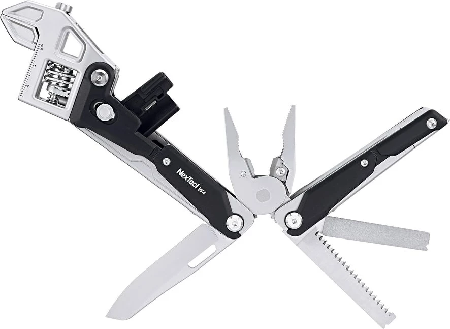 Večfunkcijsko orodje 11-v-1 NexTool W4 z nastavljivim ključem, aluminij