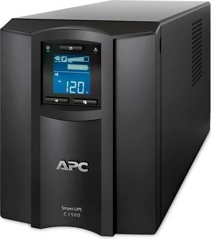 Neprekinjeno napajanje (UPS) APC Smart-UPS C SMC1500IC, 1500VA/900W, stolp, SmartConnect, črno/sivo