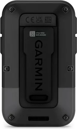 Ročni GPS z sončno polnjenjem Garmin eTrex Solar, 28 MB, črn, siv