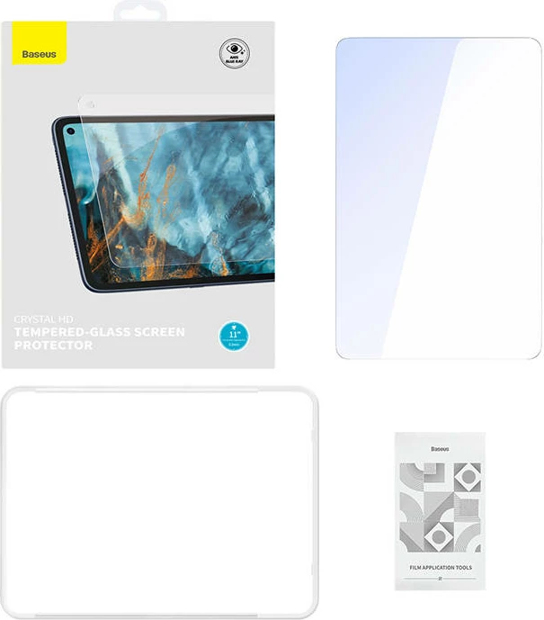 Kaljeno zaščitno steklo za Huawei MatePad Pro 11", Baseus Crystal, 0,3 mm
