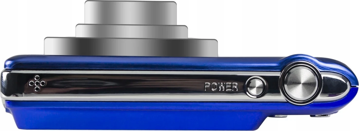 Kompaktna kamera AgfaPhoto DC8200, modra s etuijem in pomnilniško kartico 16GB