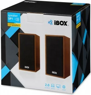 Zvočni set 2.0 iBOX IGLSP1, rjav