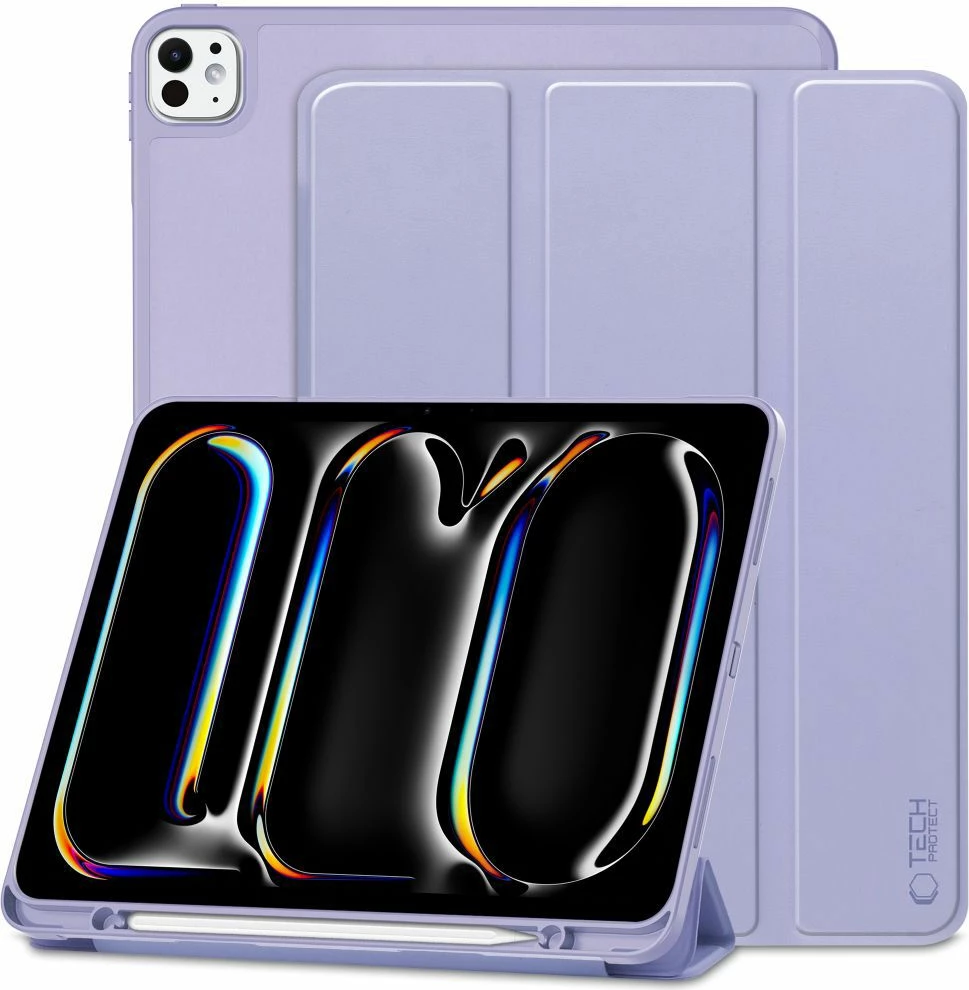 Ovitek za iPad Pro 13" (2024) Tech-Protect SC Pen, vijoličen