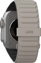 Silikonski pašček Pathfinder z magnetom za Apple Watch 42/44/45/46/49 mm, črno-siv