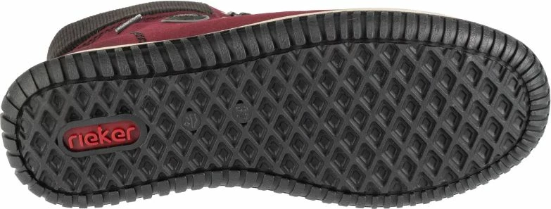 Čizme Rieker, ženske, rdeče