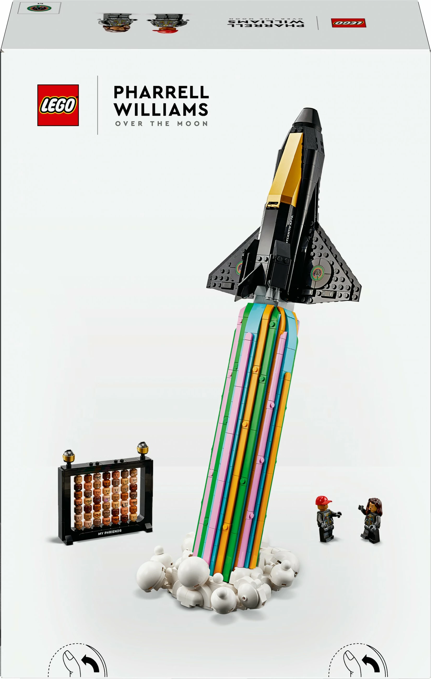 Set gradnje 'Over the Moon' Pharrell Williams, LEGO Icons 10391, 966 kosov, večbarven