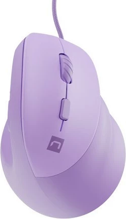 Vertikalni miška Natec Crake 2 Pro, 12800 DPI, 6 tipk, vijolična