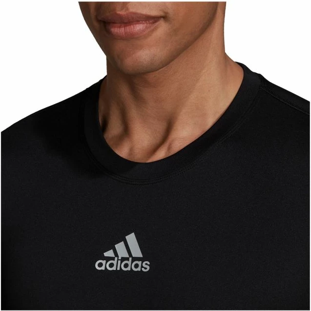Toplo kompresijsko perilo adidas TechFit za moške, črno