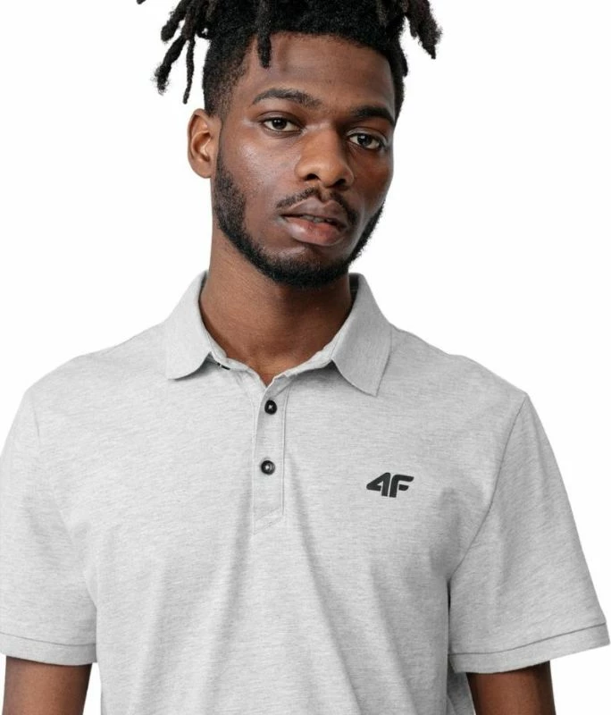 Polo majica za moške 4F, siva