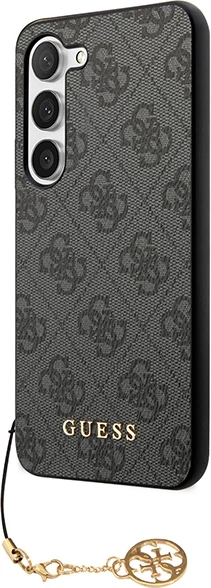 Ovitek Guess 4G Charms Collection za Samsung Galaxy A35, črn