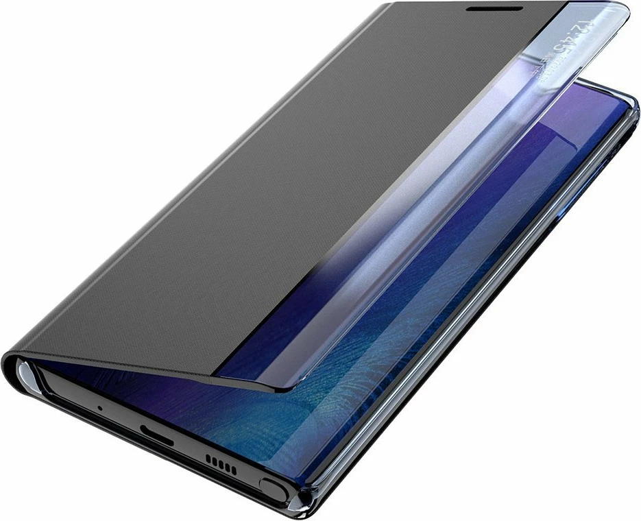 Ovitek Bookcase s pametnim okencem, Sleep Case za Xiaomi Redmi K40 Pro+, K40 Pro, K40, Poco F3, moder