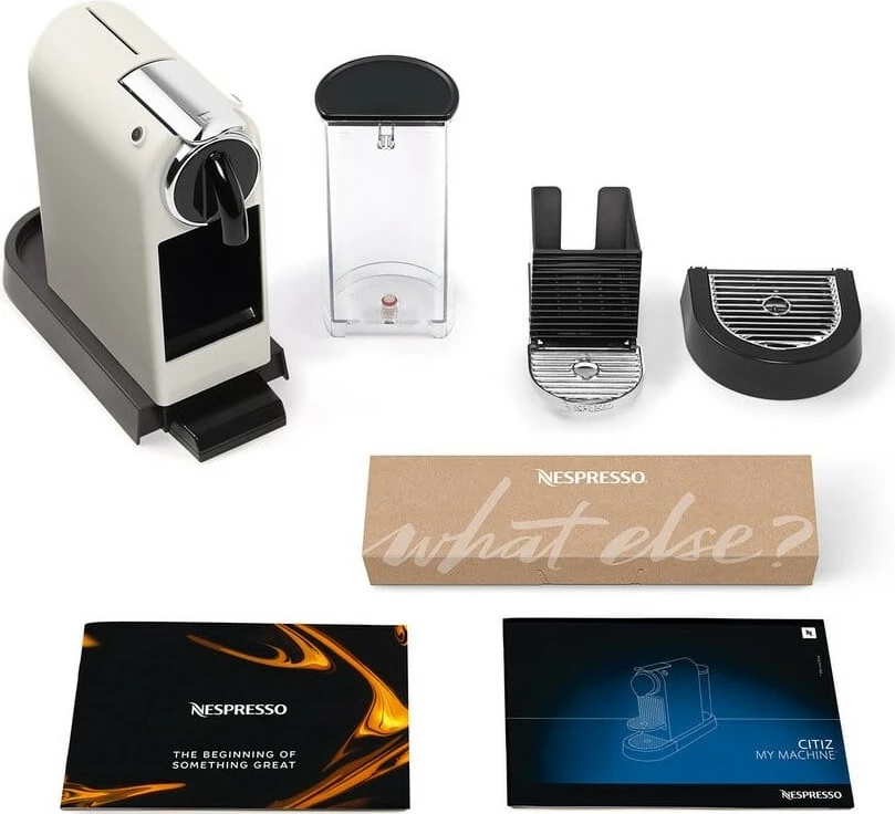 Kavni aparat Nespresso CitiZ DeLonghi, 1 L, bel