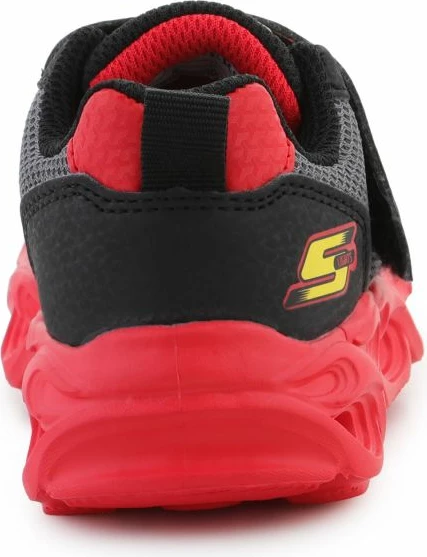 Superge za otroke Skechers, črno-rdeče