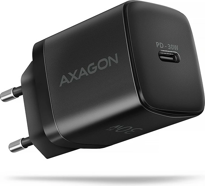 Stenski polnilec AXAGON ACU-PD30, 30W, 1x USB-C, črn