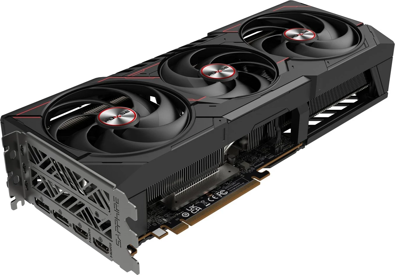 Grafična kartica PULSE Radeon RX 9070 XT 16 GB GDDR6, črna