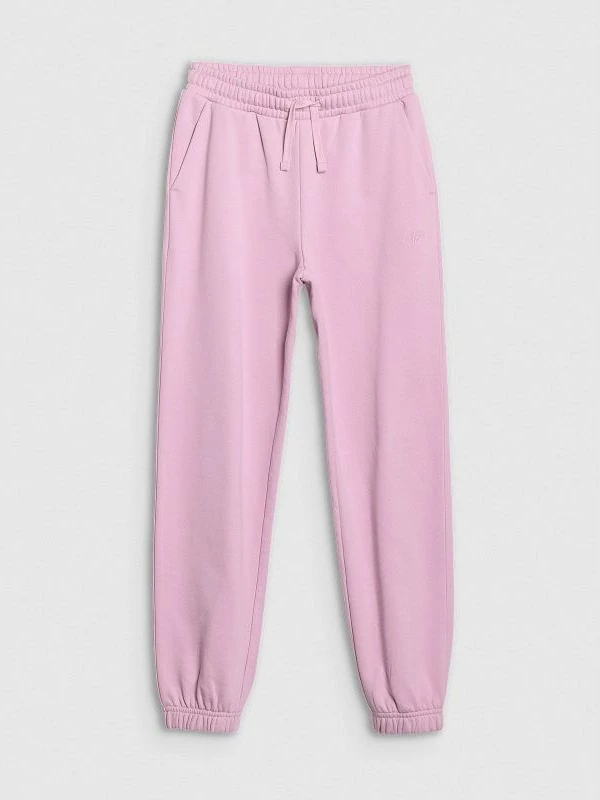 Dolge hlače za otroke 4F, rožnate