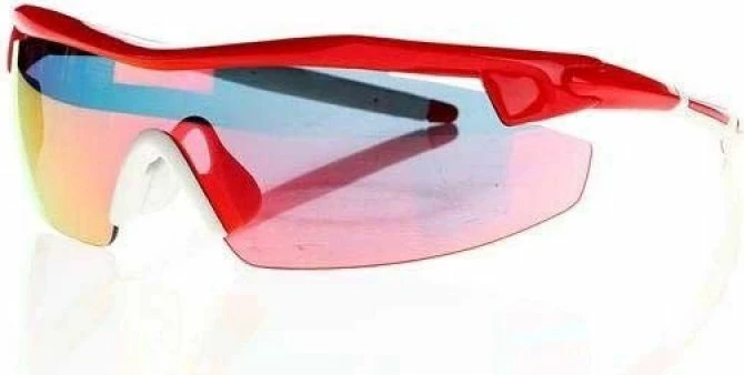 Športna sončna očala Goggle, unisex, rdeče/belo