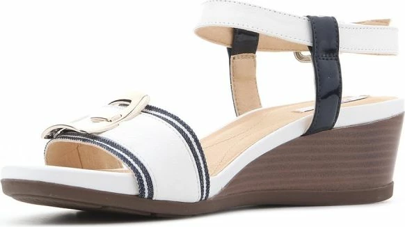 Poletne sandale, Geox, bele in modre