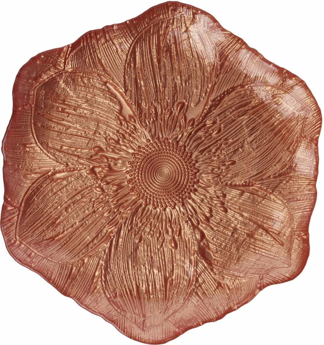 Set krožnikov za sladice (6 kosov), oranžen, Hermia Elroy6p, 22 x 22 cm