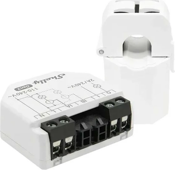 Merilni rele Shelly EM Gen3 WLAN z merilnim kleščem 50A, bel