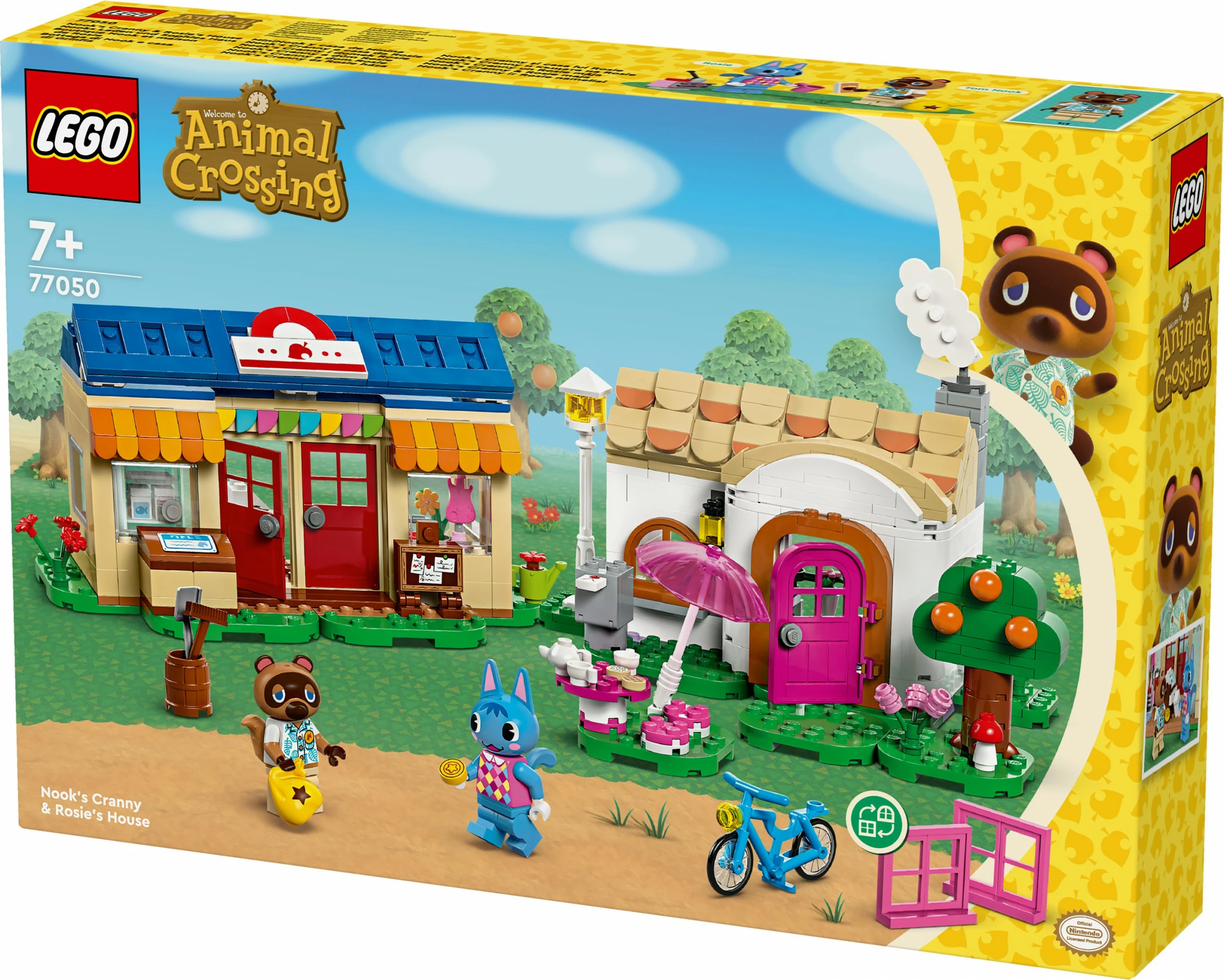 Set gradnje Animal Crossing LEGO 77050, 535 delov, večbarven