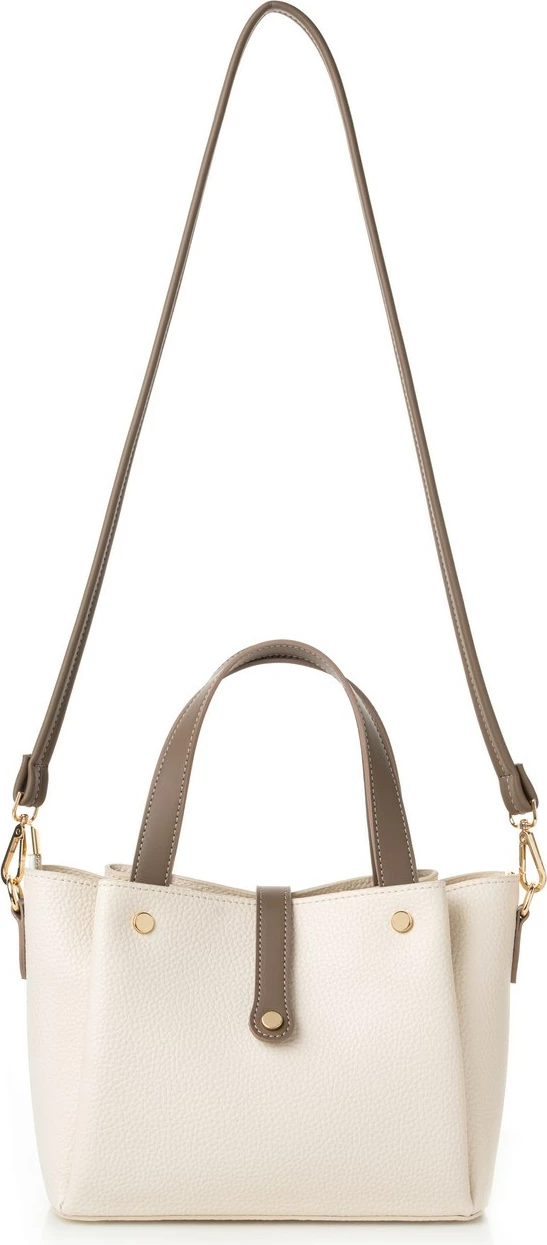 Torba za roko Vince Camuto Bellagio, kremna in mink