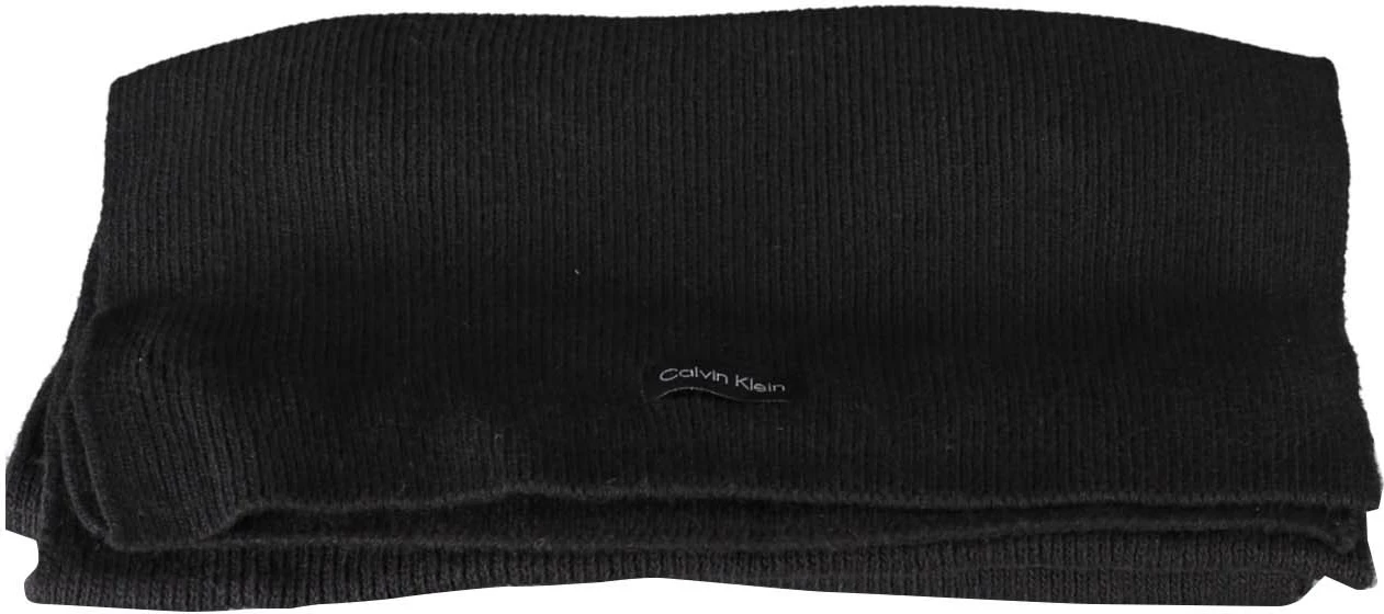 Šal za ženske Calvin Klein, črn