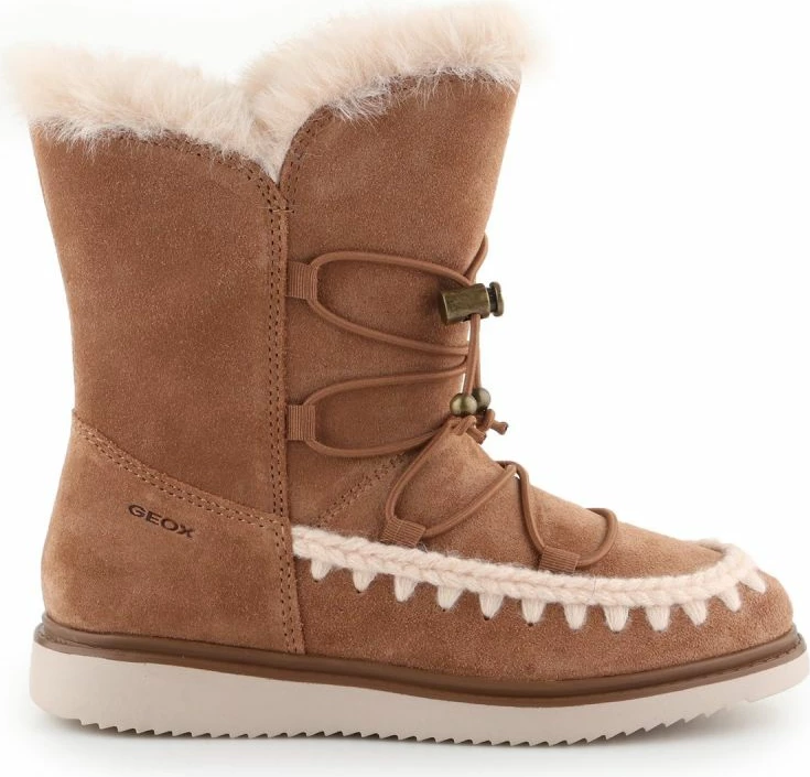 Klopote iz usnja Geox, rjave — za fante