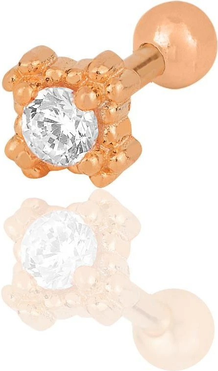 Piercing iz 925 srebra, rožnato zlata, Jumeon, SGTL12199