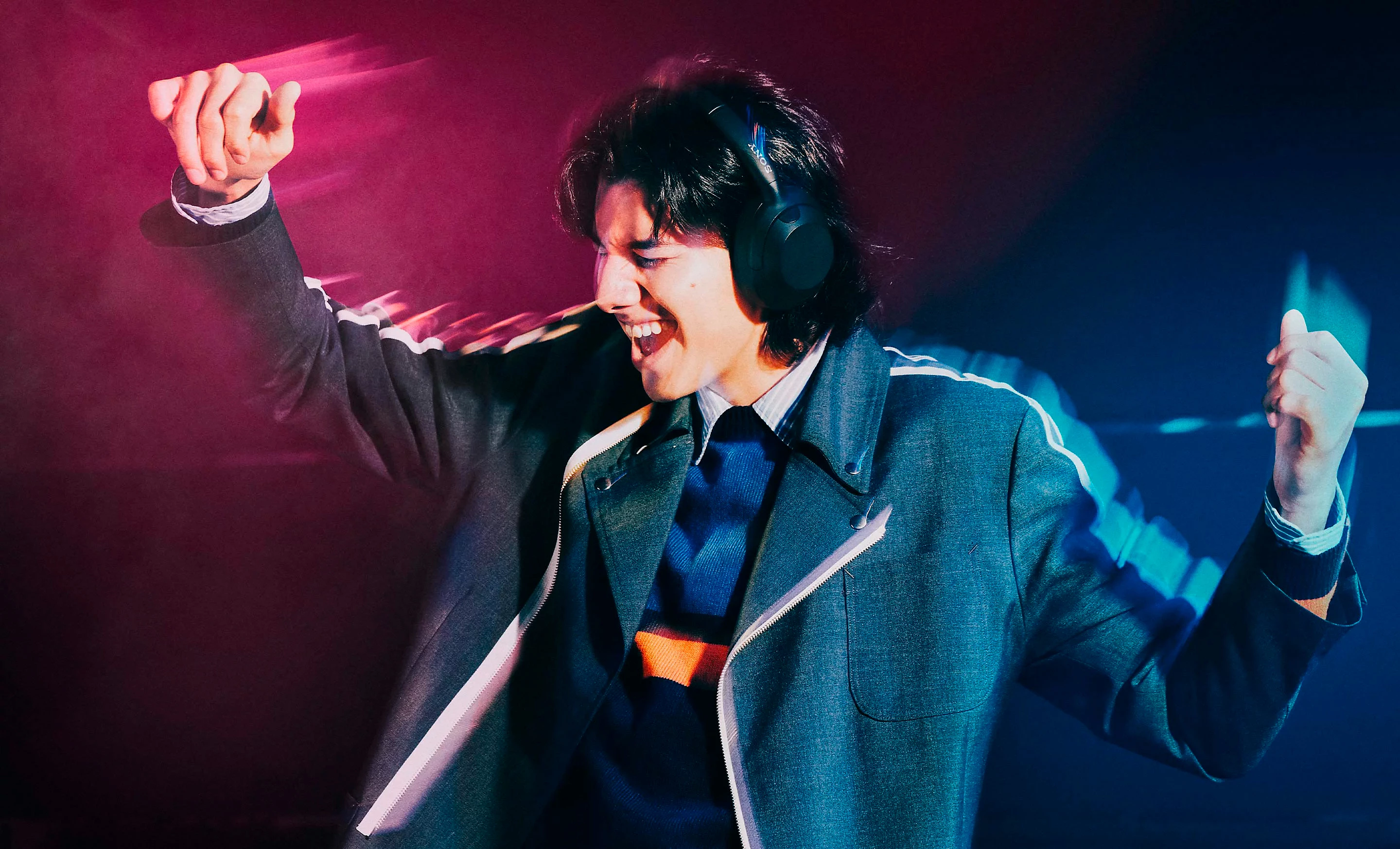 Brezžične slušalke z aktivnim zmanjševanjem šuma Sony WH-ULT900NB, črne