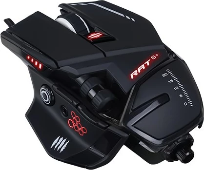 Gaming miška Mad Catz R.A.T. 6+, USB Type-A, optična, 12000 DPI, črna